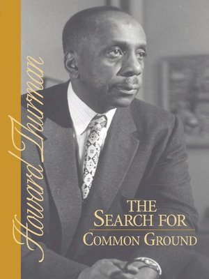 cover image of The Search for Common Ground